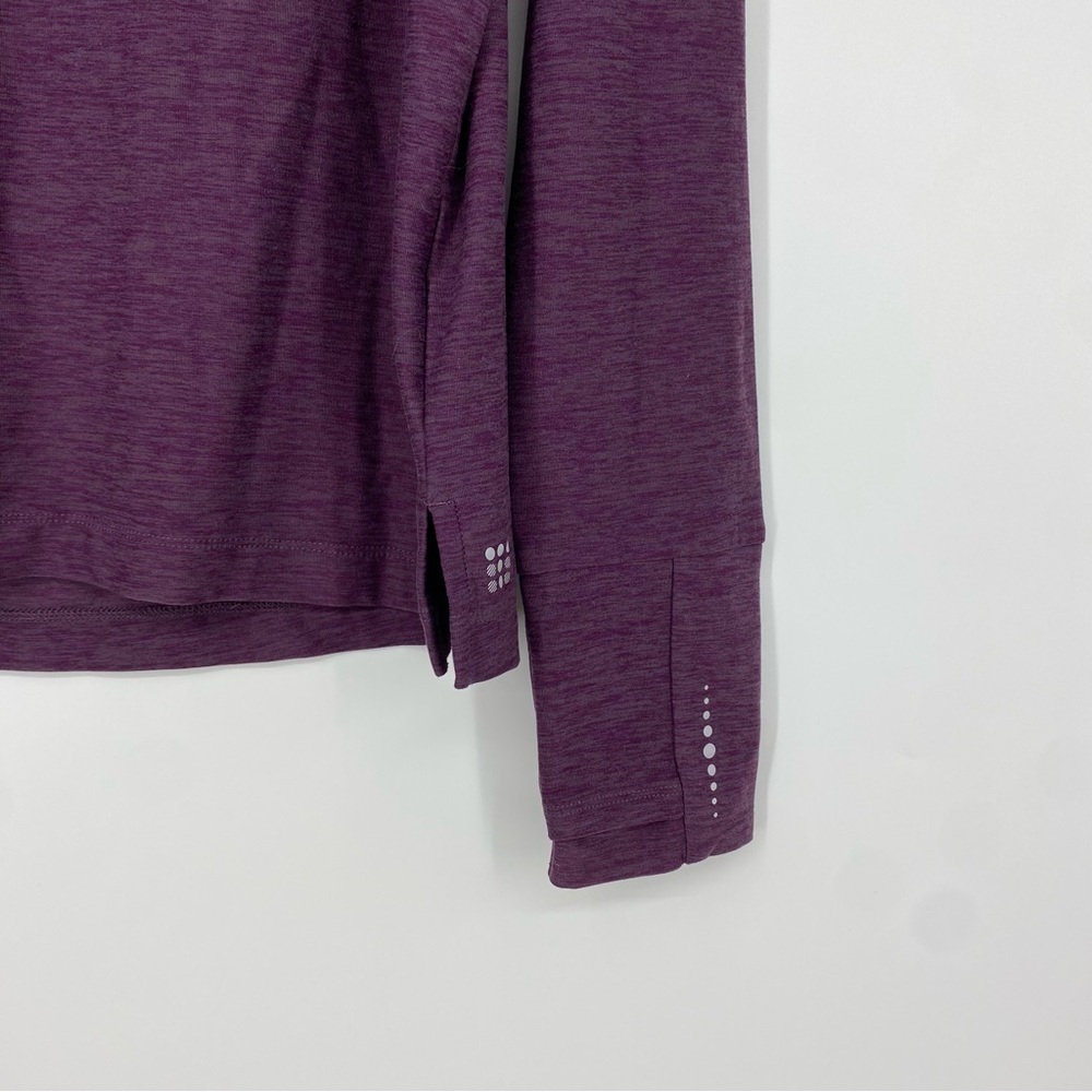 Title Nine Grace Raglan Tee Long Sleeve Purple - Picture 3 of 9